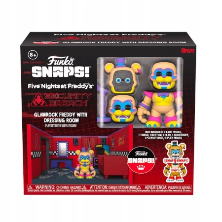 Figurka Glamrock Freddy Scena Snaps Playset Five Nights at freddy's Funko