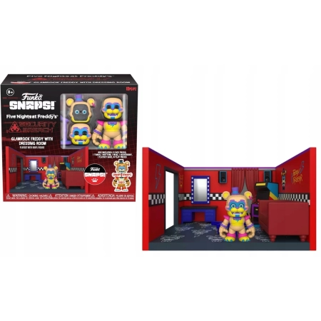 Figurka Glamrock Freddy Scena Snaps Playset Five Nights at freddy's Funko
