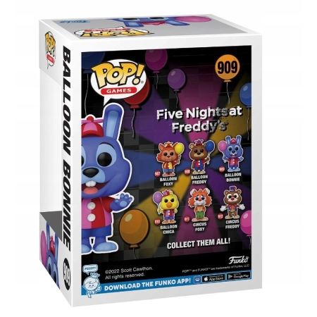 Balloon Bonnie FNAF Figurka Funko Pop 909 Security