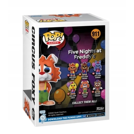 Circus Foxy FNAF Figurka Funko Pop 911 Security