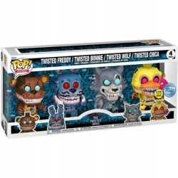 Twisted Chica Wolf Bonnie Funko Pop 4 Pack FNAF Five Nights at Freddy's