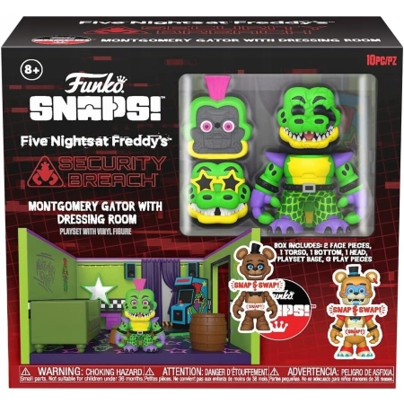Klocki konstrukcyjne Funko zestaw 10 elementów z figurką Montgomery Gatora