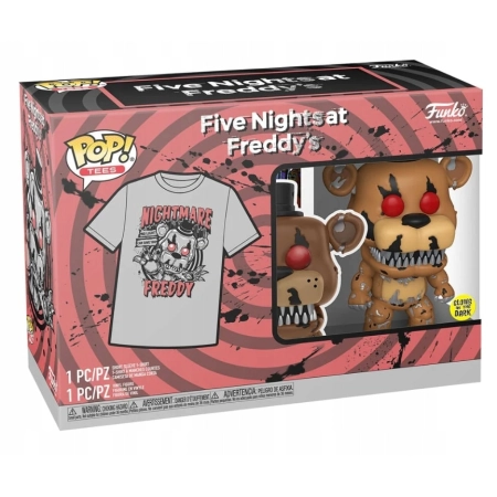 Five Nights at Freddy's FNAF Nightmare Freddy Funko Pop 111 T-Shirt L
