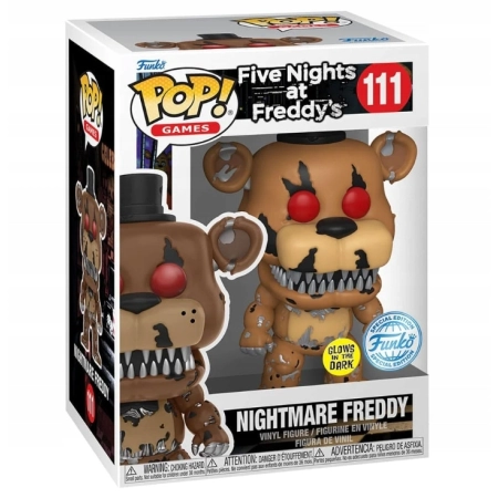 Five Nights at Freddy's FNAF Nightmare Freddy Funko Pop 111 T-Shirt L