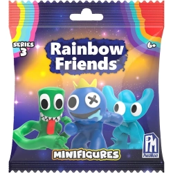 Figurka Rainbow Friends Blindbox Mysterybox saszetka Gren Blue Cyan Yellow