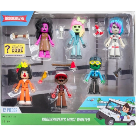 Figurki Brookhaven Most Wanted Roblox Zestaw 6 Figurek Jazwarez Dev