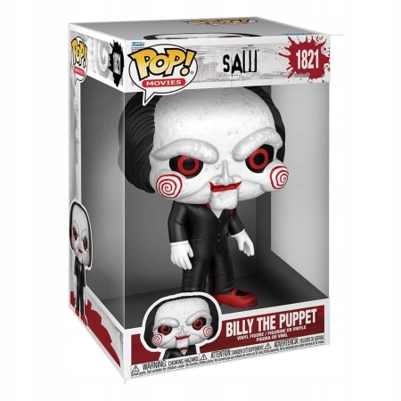 Saw Billy the Puppet Figurka Piła Fiml Horror Funko Pop 1821 Jumbo 25cm
