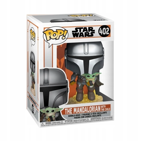 Figurka Mandalorian witch The Child Grogu Funko Pop 402
