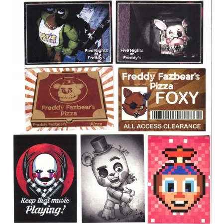 Five Nights at Freddy's 7x Karty Kolekcjonerskie FNAF