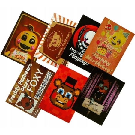 Five Nights at Freddy's 7x Karty Kolekcjonerskie FNAF