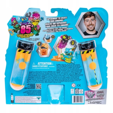 Mr. Beast Mega Lab Swarms 12-Pack Figurki Zestaw Laboratorium MrBeast