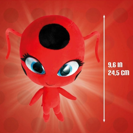 Tikki Maskotka 24cm Miraculous Miraculum Biedronka i Czarny Kot