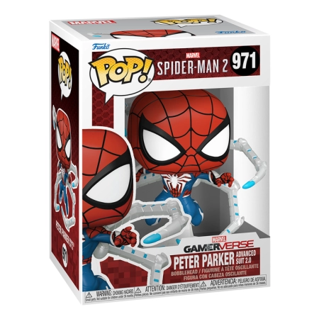 Spider-Man Peter Parker Advanced Suit Figurka Funko Pop 971 Spider Man 2