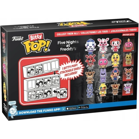 Figurka Five Nights at Freddy's Bitty Pop Foxy Freddy Chica Cupcake Funko